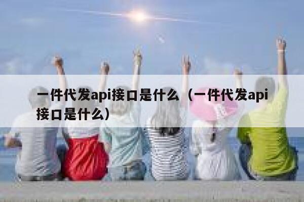 一件代发api接口是什么（一件代发api接口是什么） 第1张