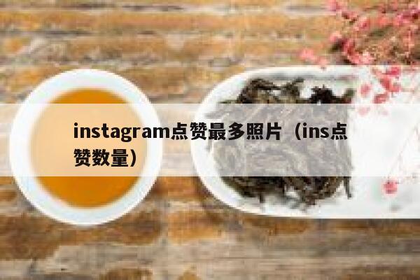 instagram点赞最多照片（ins点赞数量） 第1张