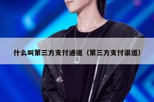 什么叫第三方支付通道（第三方支付渠道） 第1张