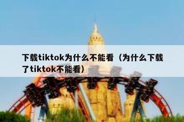 下载tiktok为什么不能看（为什么下载了tiktok不能看） 第1张
