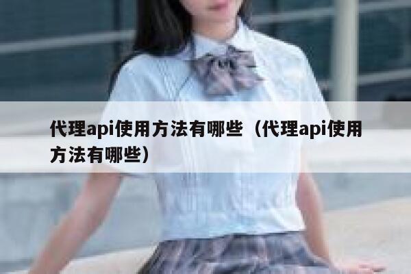 代理api使用方法有哪些（代理api使用方法有哪些） 第1张