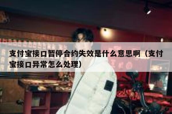 支付宝接口暂停合约失效是什么意思啊（支付宝接口异常怎么处理） 第1张