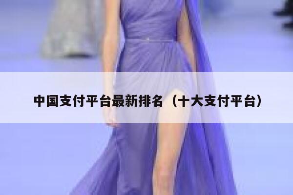 中国支付平台最新排名（十大支付平台） 第1张