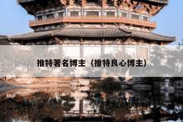 推特著名博主（推特良心博主） 第1张