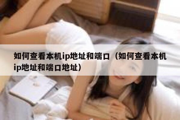 如何查看本机ip地址和端口（如何查看本机ip地址和端口地址） 第1张