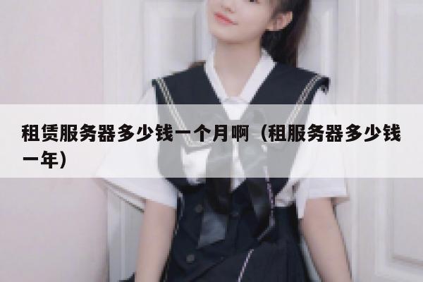 租赁服务器多少钱一个月啊（租服务器多少钱一年） 第1张