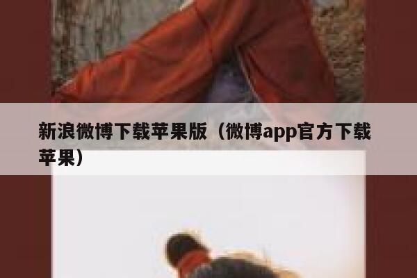 新浪微博下载苹果版（微博app官方下载 苹果） 第1张