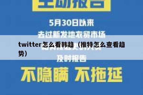 twitter怎么看韩趋（推特怎么查看趋势） 第1张