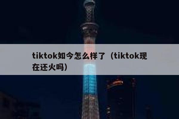 tiktok如今怎么样了（tiktok现在还火吗） 第1张