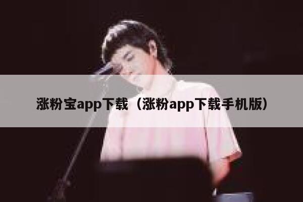 涨粉宝app下载（涨粉app下载手机版） 第1张