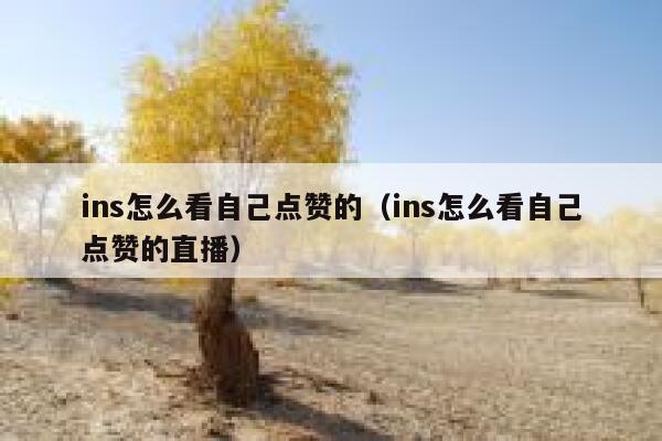 ins怎么看自己点赞的（ins怎么看自己点赞的直播） 第1张