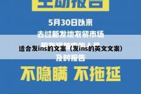 适合发ins的文案（发ins的英文文案） 第1张