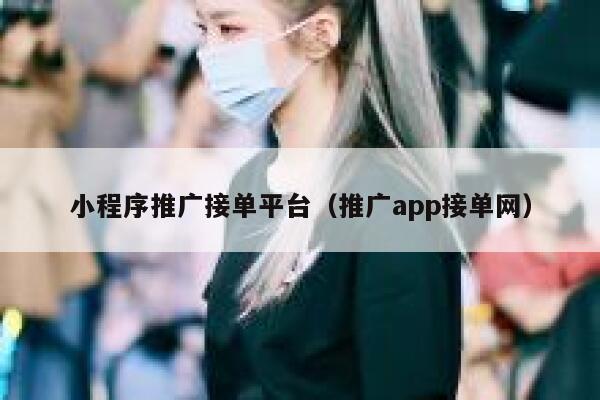 小程序推广接单平台（推广app接单网） 第1张