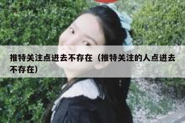 推特关注点进去不存在（推特关注的人点进去不存在） 第1张
