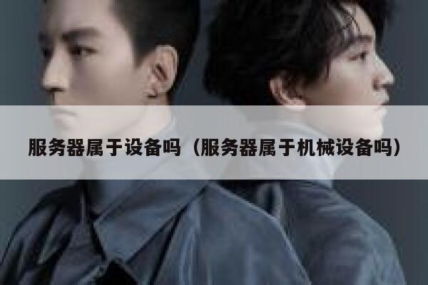服务器属于设备吗（服务器属于机械设备吗） 第1张