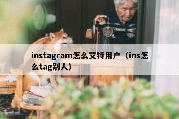 instagram怎么艾特用户（ins怎么tag别人） 第1张