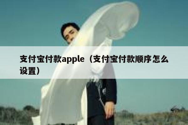 支付宝付款apple（支付宝付款顺序怎么设置） 第1张