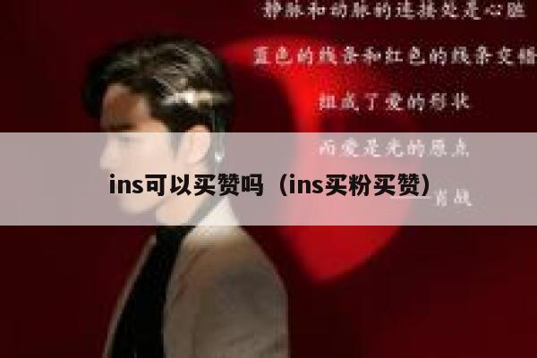 ins可以买赞吗（ins买粉买赞） 第1张
