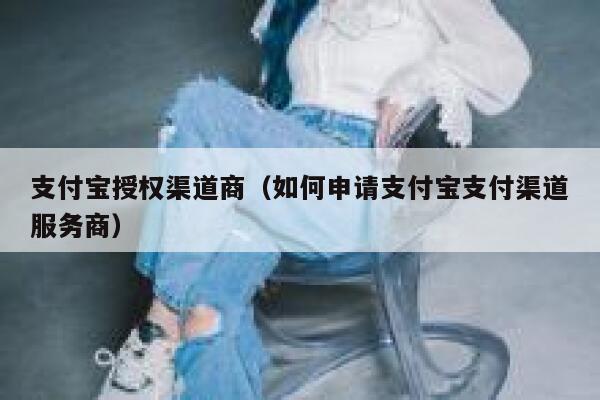 支付宝授权渠道商（如何申请支付宝支付渠道服务商） 第1张