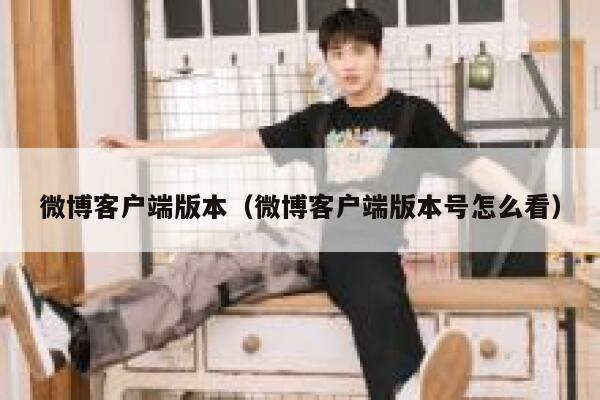 微博客户端版本（微博客户端版本号怎么看） 第1张