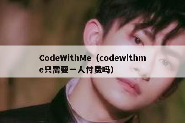 CodeWithMe（codewithme只需要一人付费吗） 第1张