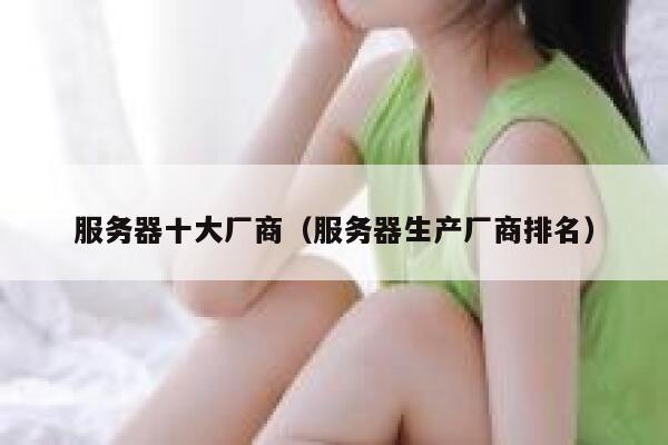 服务器十大厂商（服务器生产厂商排名） 第1张