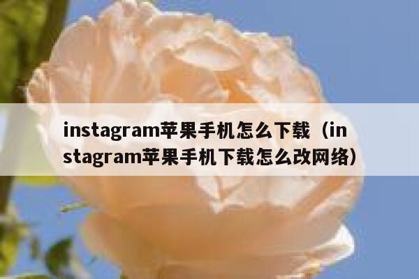 instagram苹果手机怎么下载(instagram苹果手机下载怎么改网络) 第1张 instagram苹果手机怎么下载(instagram苹果手机下载怎么改网络) 第1张