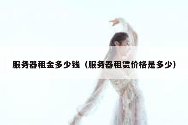 服务器租金多少钱（服务器租赁价格是多少） 第1张