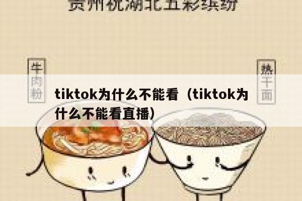tiktok为什么不能看（tiktok为什么不能看直播） 第1张