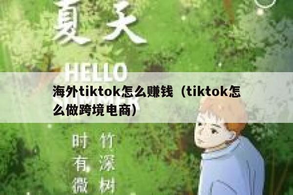 海外tiktok怎么赚钱（tiktok怎么做跨境电商） 第1张