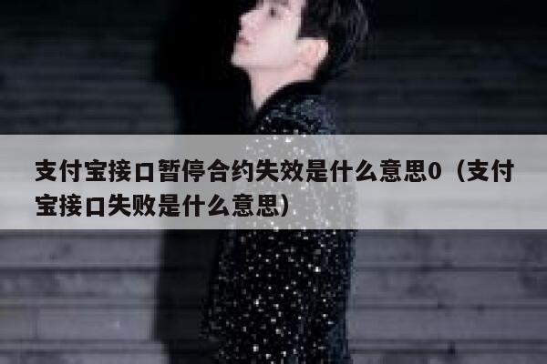 支付宝接口暂停合约失效是什么意思0（支付宝接口失败是什么意思） 第1张