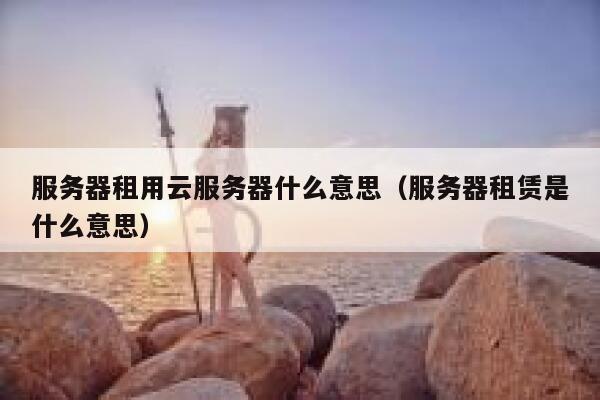 服务器租用云服务器什么意思（服务器租赁是什么意思） 第1张
