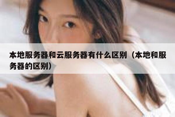 本地服务器和云服务器有什么区别(本地和服务器的区别) 第1张 本地服务器和云服务器有什么区别(本地和服务器的区别) 第1张