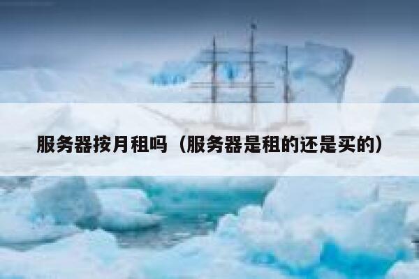 服务器按月租吗（服务器是租的还是买的） 第1张