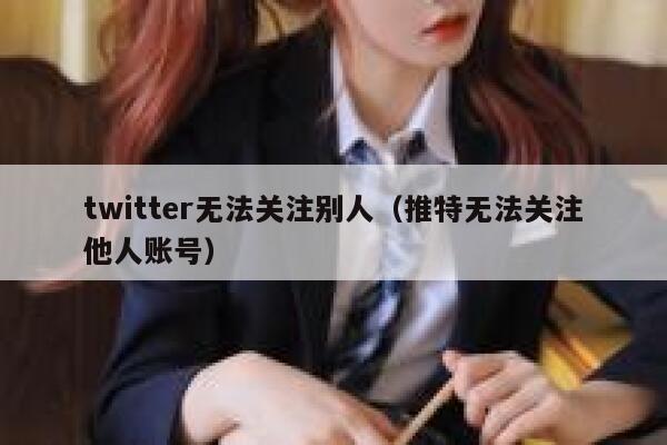 twitter无法关注别人（推特无法关注他人账号） 第1张