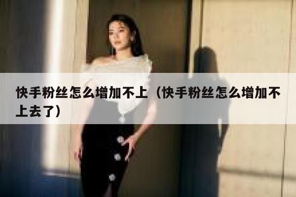 快手粉丝怎么增加不上(快手粉丝怎么增加不上去了) 第1张 快手粉丝怎么增加不上(快手粉丝怎么增加不上去了) 第1张