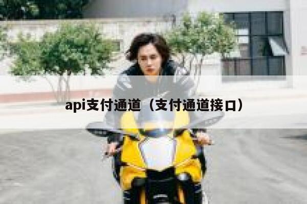 api支付通道（支付通道接口） 第1张