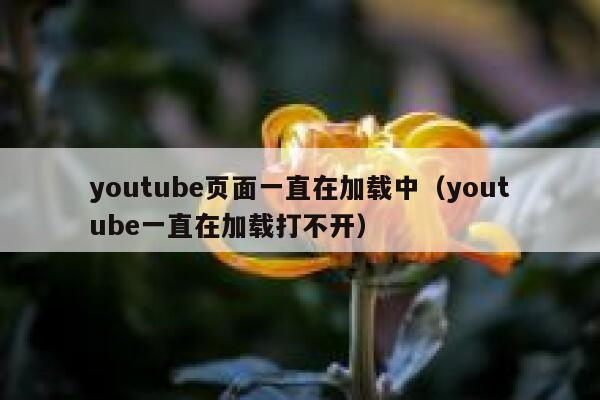 youtube页面一直在加载中（youtube一直在加载打不开） 第1张