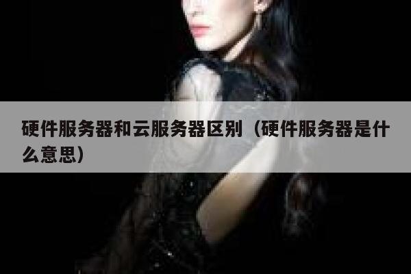 硬件服务器和云服务器区别（硬件服务器是什么意思） 第1张