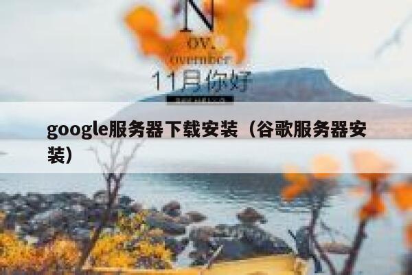 google服务器下载安装（谷歌服务器安装） 第1张