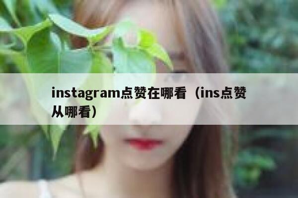 instagram点赞在哪看（ins点赞从哪看） 第1张