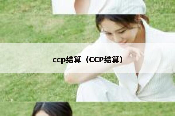 ccp结算（CCP结算） 第1张