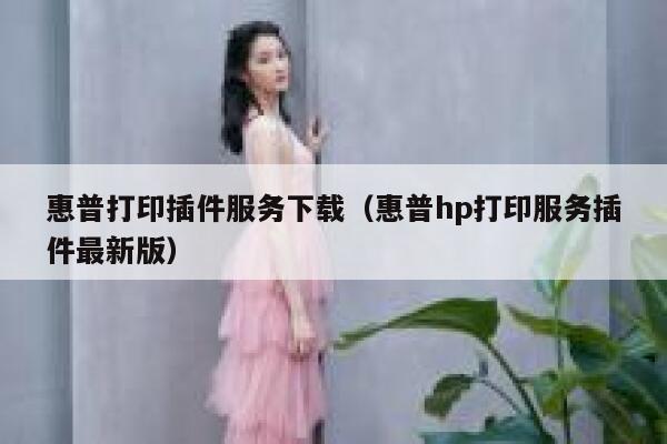 惠普打印插件服务下载（惠普hp打印服务插件最新版） 第1张