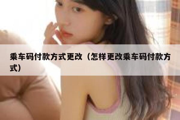 乘车码付款方式更改(怎样更改乘车码付款方式) 第1张 乘车码付款方式更改(怎样更改乘车码付款方式) 第1张