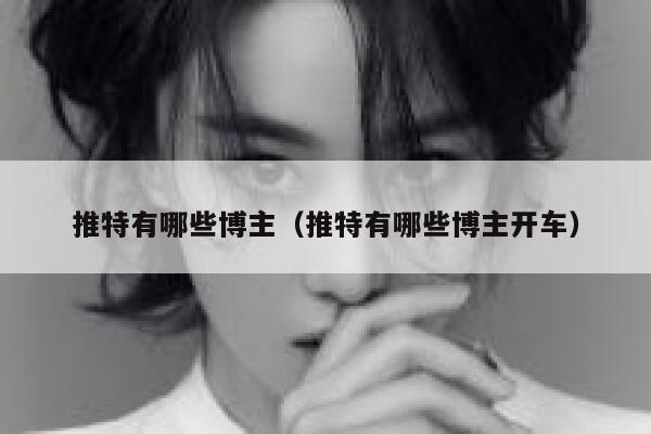 推特有哪些博主（推特有哪些博主开车） 第1张