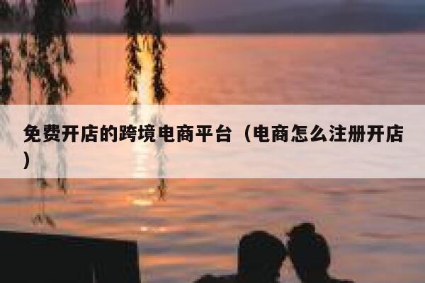 免费开店的跨境电商平台（电商怎么注册开店） 第1张
