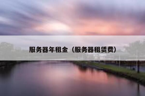 服务器年租金（服务器租赁费） 第1张