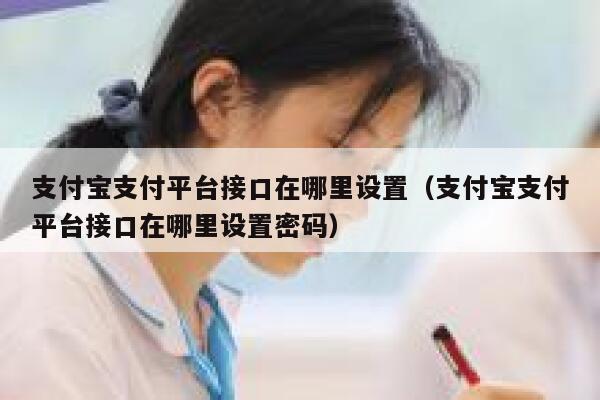 支付宝支付平台接口在哪里设置（支付宝支付平台接口在哪里设置密码） 第1张