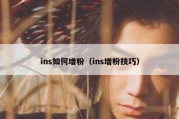 ins如何增粉（ins增粉技巧） 第1张
