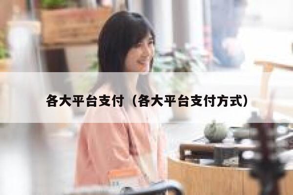 各大平台支付（各大平台支付方式） 第1张
